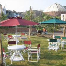 Center Pole Garden  Umbrellas